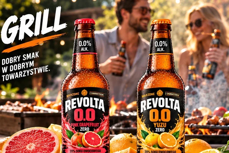 Grill — Revolta Pink Grapefruit i Yuzu Zero